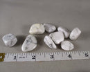 White Howlite Polished Stones 5pcs J083