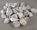 White Howlite Polished Stones 5pcs J083