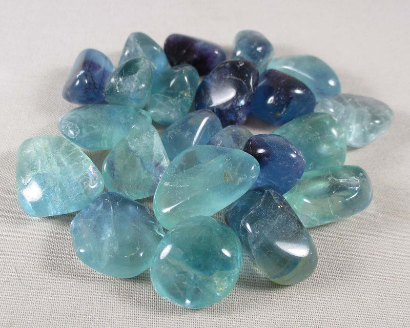 Aqua Blue Fluorite Polished Crystal 1pc T776*