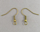 50% OFF! Fish Hook Earrings Brass Tone 20 pairs (2040)