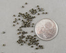 50% OFF! Crimp Beads Antique Bronze Tone 2mm 10 grams (1686)