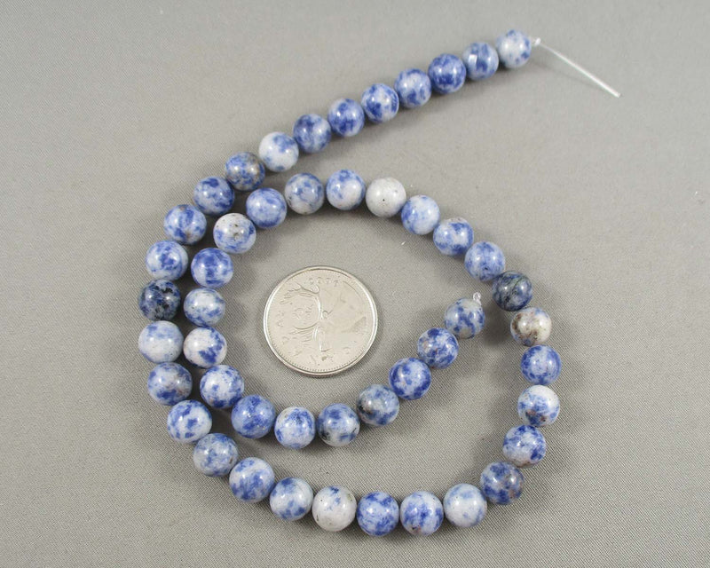 Blue Quartz Beads Round Various Sizes