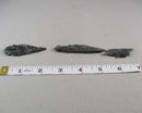 Black Kyanite Crystal Blades Raw 3pc J147**