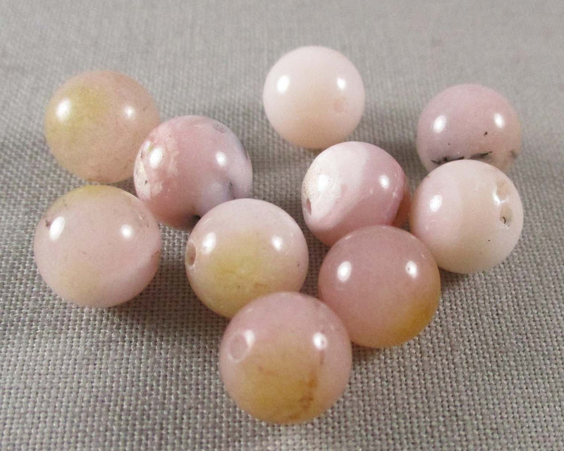 Pink Opal Loose Beads Round 8mm - 8pcs (1663)