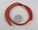 Carnelian Bead Strand Round Various Sizes