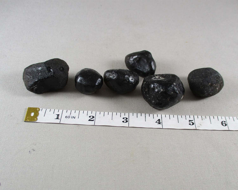 Raw Obsidian Nodules (Apache Tears) 2 pcs J177