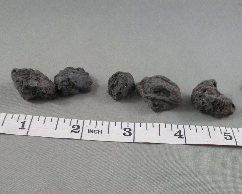 Small Lava Stones Raw 120 grams H144**