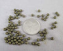 60% OFF!! Antique Bronze Tone Round Corrugated Spacer Beads 4mm 50pcs (2175)