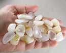 30% OFF! Light Citrine Polished Stones 8pcs J122**