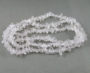 Clear Quartz Beads Chip Strand 36" (G012-1)