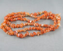 Orange Aventurine Beads Chip Strand 36" Med (G074-1)