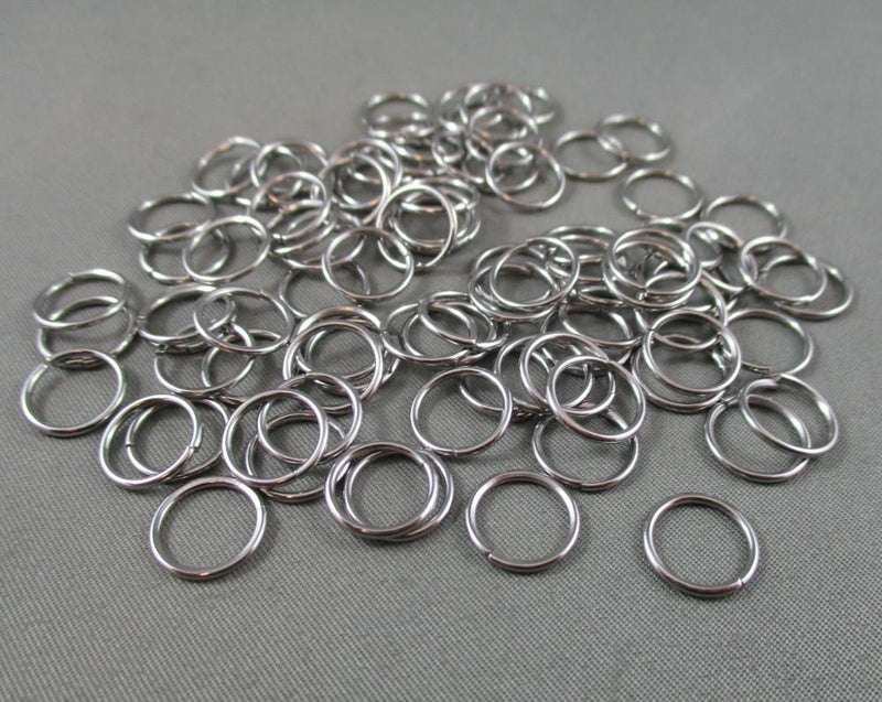 Jump Rings Stainless Steel Various Sizes