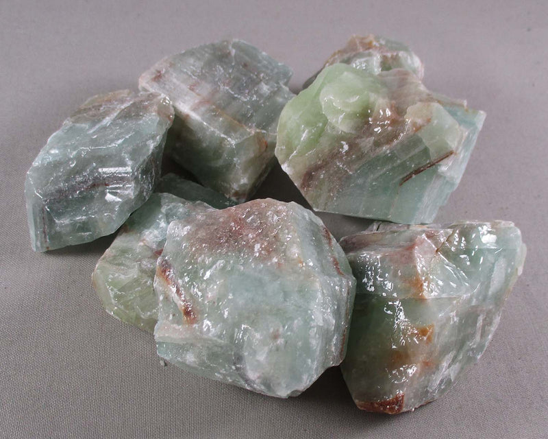 Green Calcite Crystal Raw Medium 1pc A153