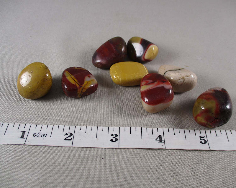 Mookaite Jasper Polished Stones 3pcs J087**