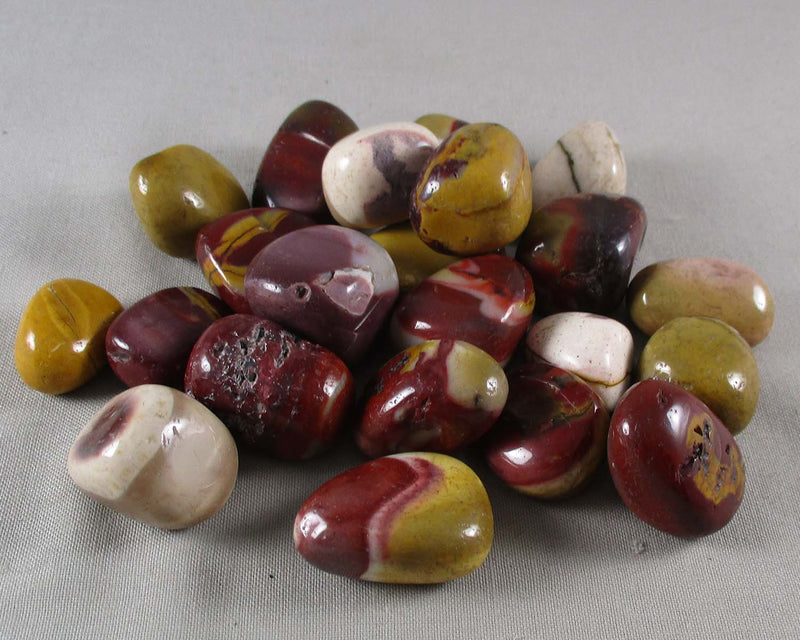 Mookaite Jasper Polished Stones 3pcs J087**