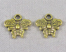 50% OFF!! Butterfly Charm Gold Tone 20pcs (0883)