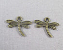 50% OFF! Dragonfly Charm Antique Bronze Tone 14pcs (1561)