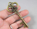 50% OFF!! Skeleton Key Charm Antique Bronze 1pc (0155)
