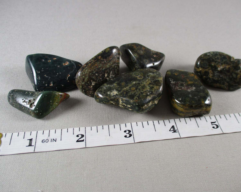 Ocean Jasper Polished Stones Large 2pcs T476