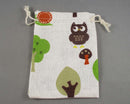 30% OFF!  Trees and Owl Bag for Gemstones (Various Sizes)