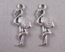 50% OFF!  Flamingo Charms Silver Tone 12pcs (2308)