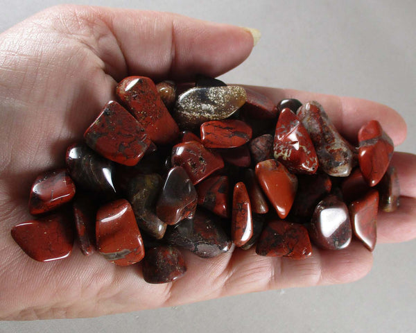Brecciated Red Jasper Polished Stones (Small) 5pcs T499*