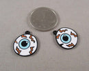 80% OFF!! Enamel Eye Balls Charms 2pcs (0370)