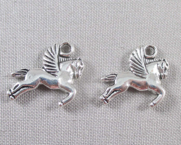 50% OFF!! Pegasus Charms Silver Tone 12pcs (1473)