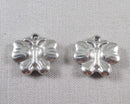 50% OFF!! Butterfly Charms Stainless Steel 2pcs (0884)