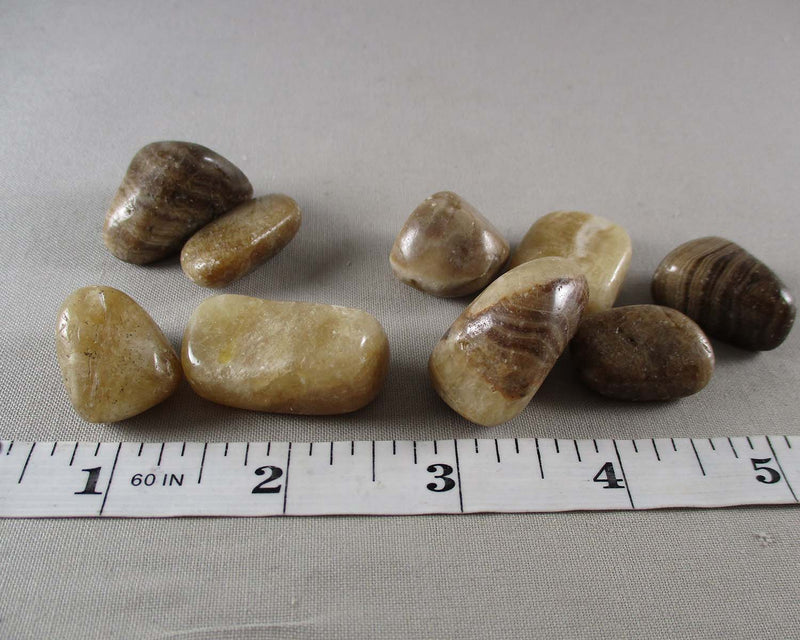 Aragonite Tumbled Stones (Small) 3pcs T148