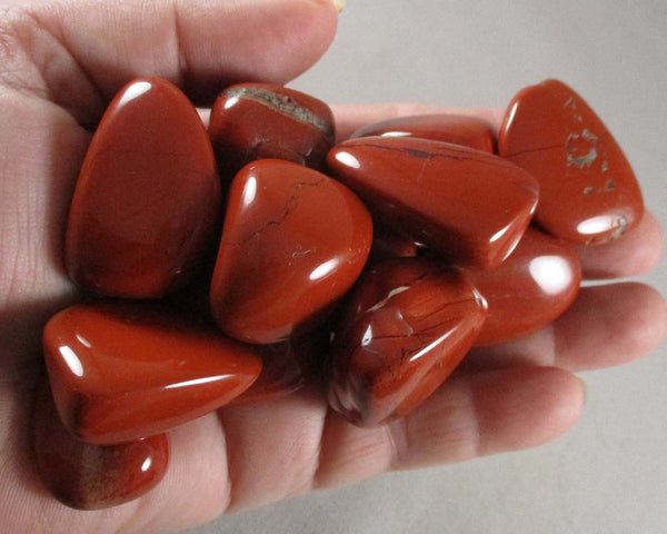 Red Jasper Polished Stones 3pcs T020