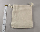 50% OFF!  Plain Cotton Bag for Gemstones 11x10cm 4040