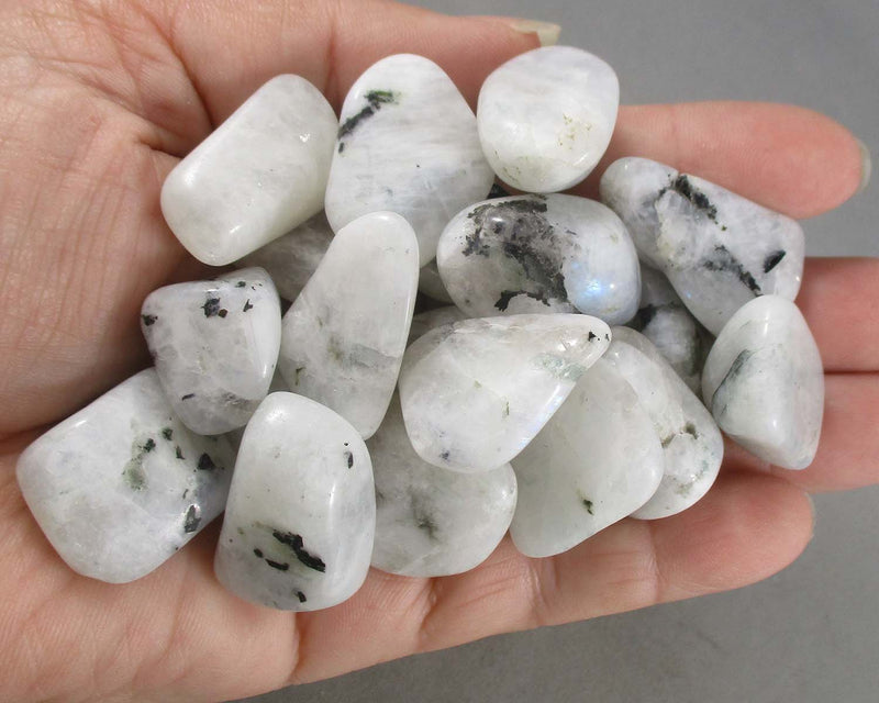 rainbow moonstone polished stones