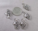 60% OFF!! Grapes Charms Silver Tone 5pcs (0140)
