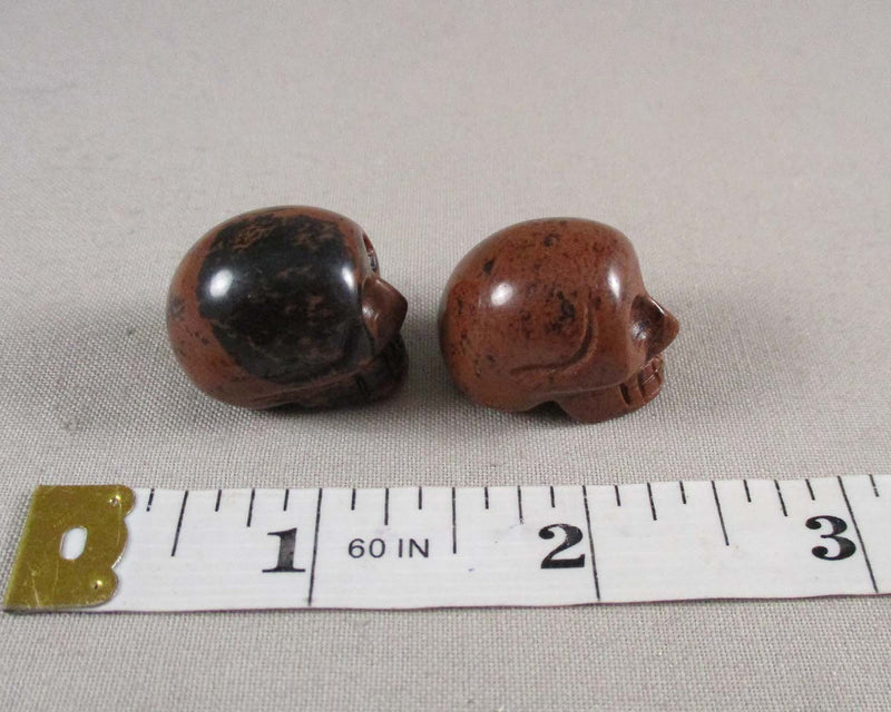 Mahogany Obsidian Skull 20mm 1pc (0430)
