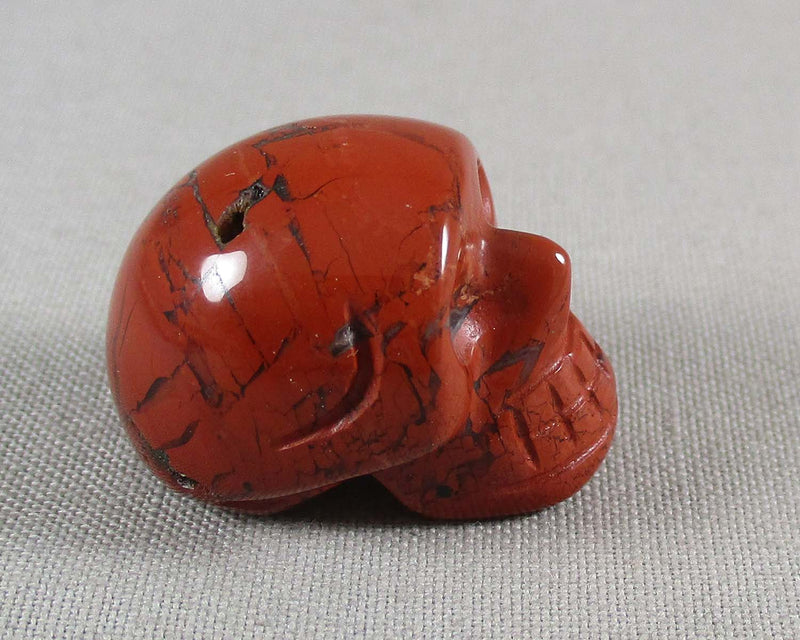 Red Jasper Skull 20mm 1pc (0431)