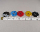 Colored Agate Polished Donut Bead Pendant 1pc (1910)