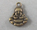 75% OFF!! Buddha Charm Antique Bronze Tone 15pcs (0200)