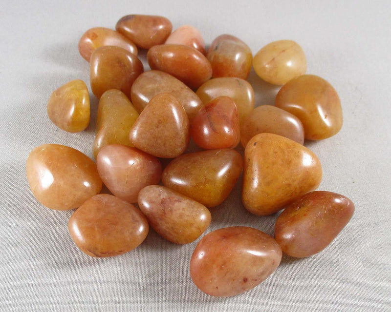 Tangerine Quartz Polished Stones 3pcs T595