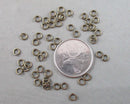 Jump Rings Antique Bronze Tone Various Sizes