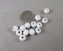 50% OFF!  White Wood Beads Round Various Sizes