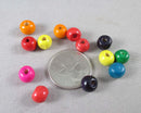 50% OFF!  Mixed Color Wood Beads Round Various Sizes