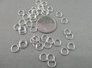 Jump Rings Silver Tone Various Sizes