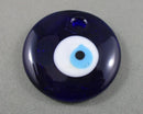 Glass Evil Eye Lampwork Pendant 30mm