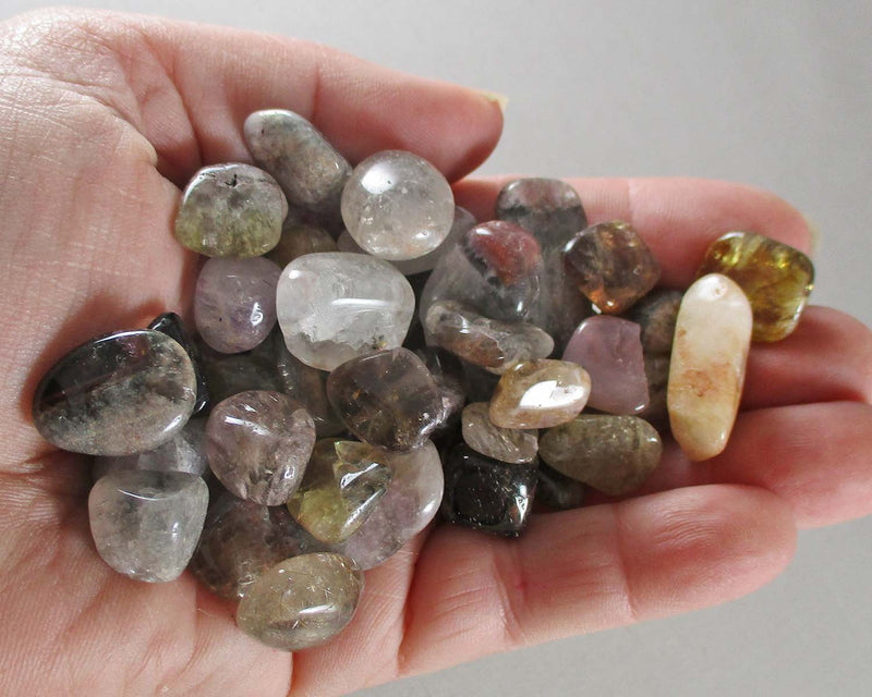 Super Seven Crystals (Small) 5pcs  (Cacoxenite) J073**