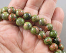 unakite round beads
