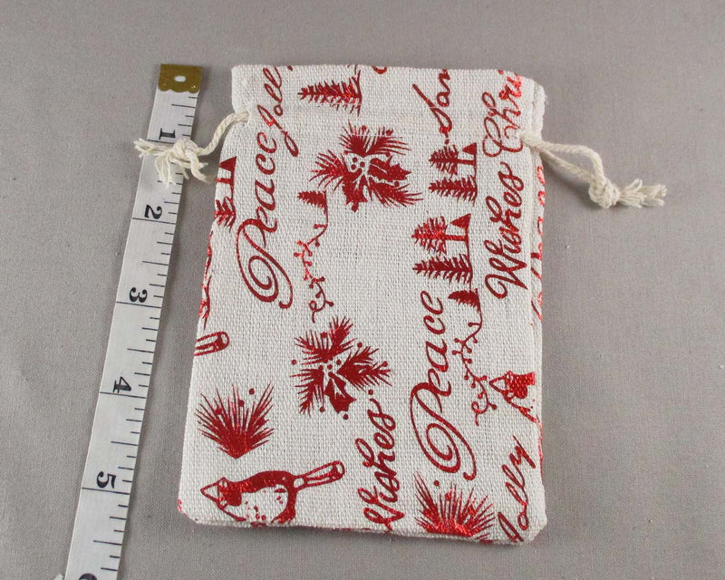 Christmas Gift Bag - Various Designs 14x10cm 1pc (3084)