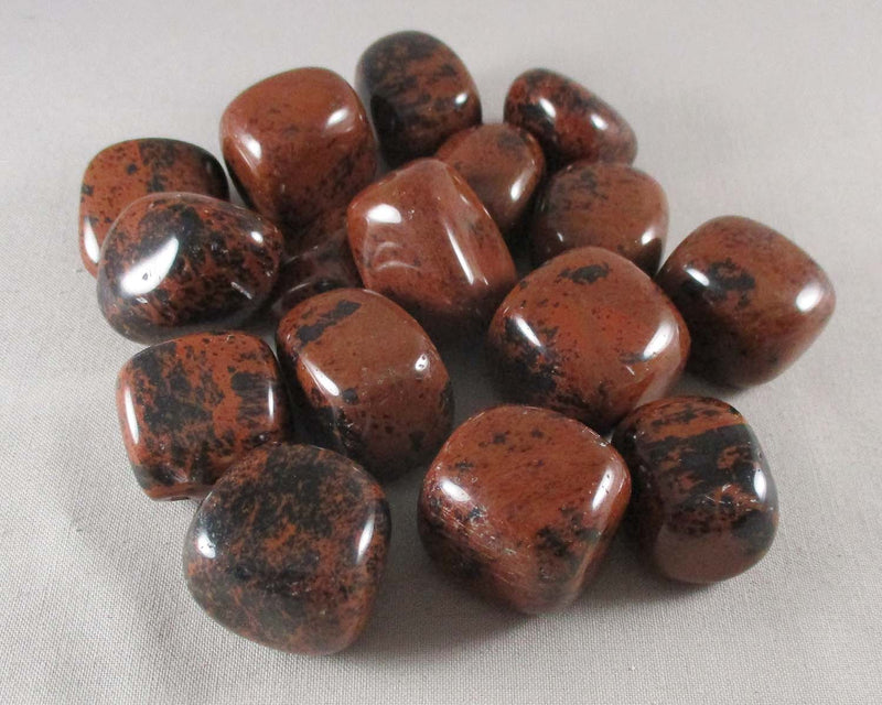 Mahogany Obsidian Polished Stones 3pcs T127*