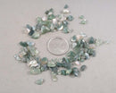 Moss Agate Stone Chips 100g - Undrilled (G062-1)