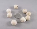 50% OFF!  Natural White Wood Beads Round Various Sizes